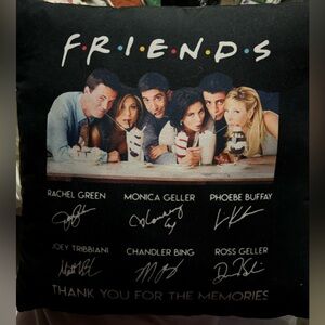 FREINDS throw pillow - purchased at the Friends Experience.